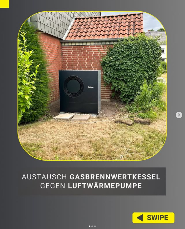 Neue Luftwärmepumpe
