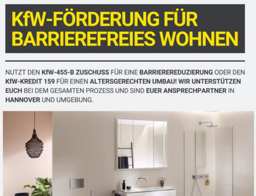 Letzte Chance: Förderungen für barrierefreie Bäder