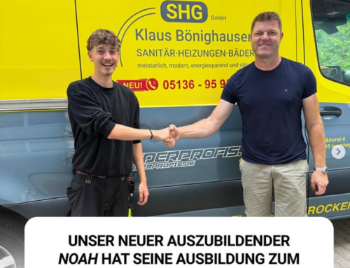 Noah ist unser neuer Auszubildender